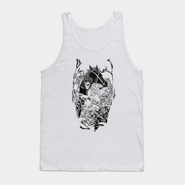 lone wolf and cub Tank Top by Sparkledoom